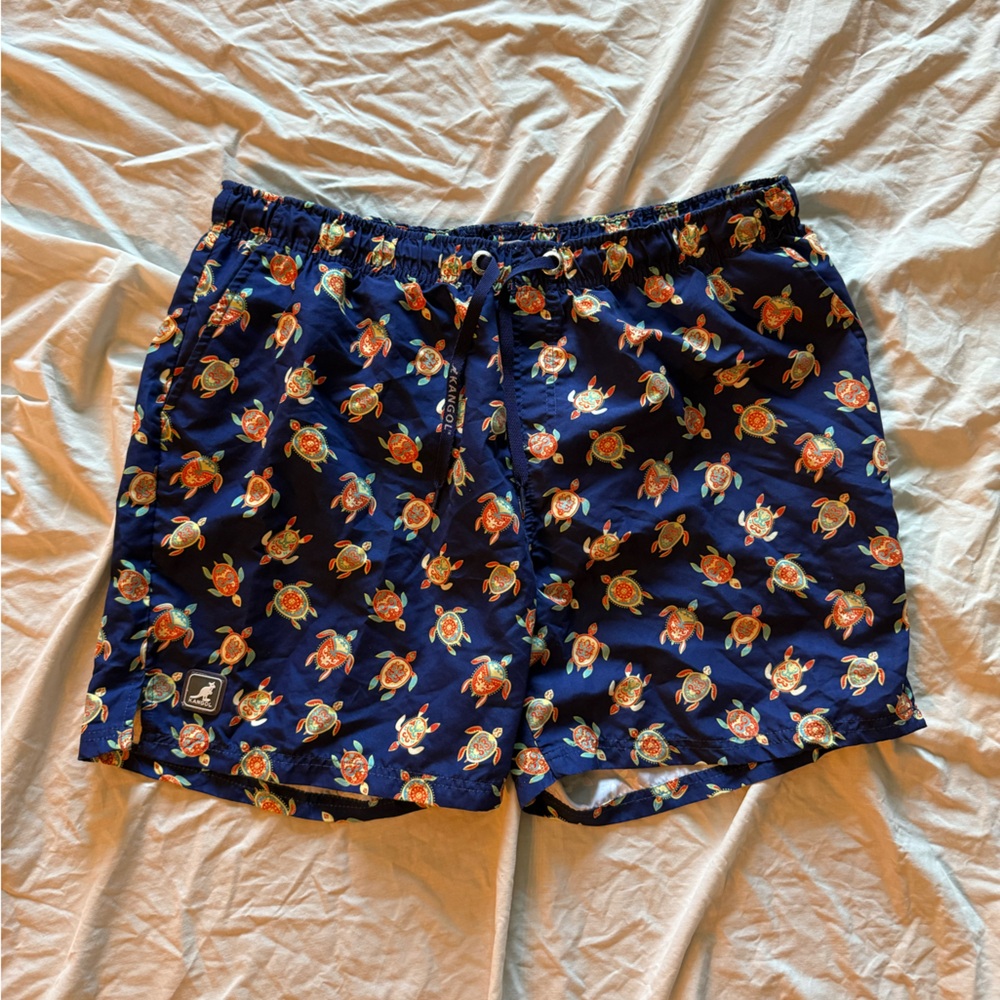 Blue Turtle Swim Shorts
